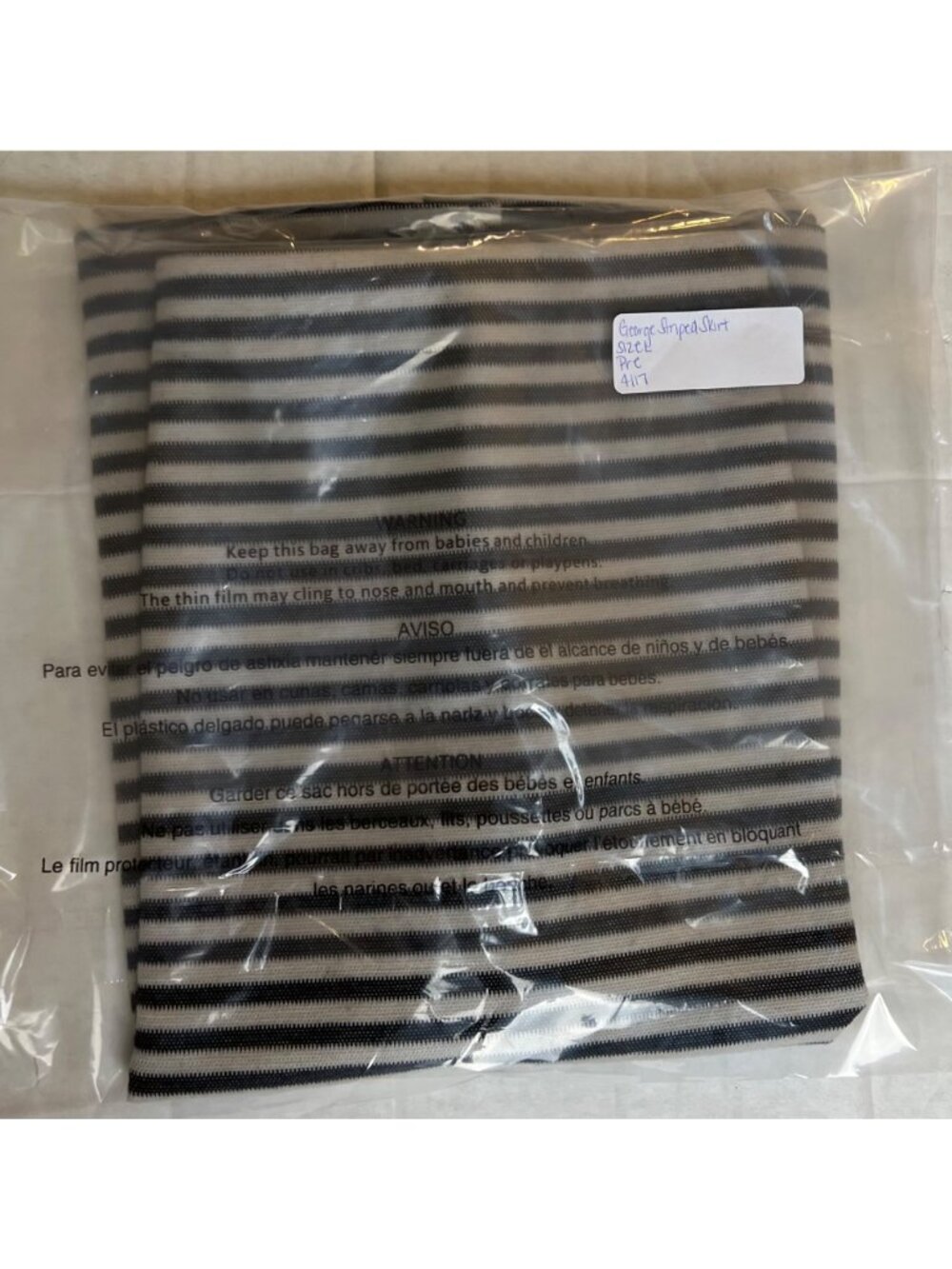 George Striped Skirt - Picture 8 of 8